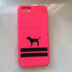 hot pink iPhone 6/6s/7 case (like new)